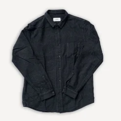 Simon Shirt Eco Flannel Black