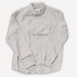 Simon Shirt Eco Flannel Light Sand
