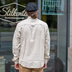 Simon Shirt Eco Flannel Light Sand