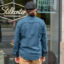 Simon Shirt Eco Flannel Ocean