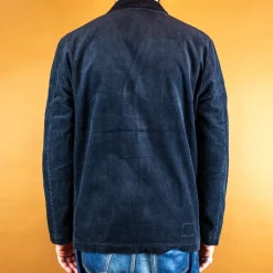 Three Button Jacket Cord Navy