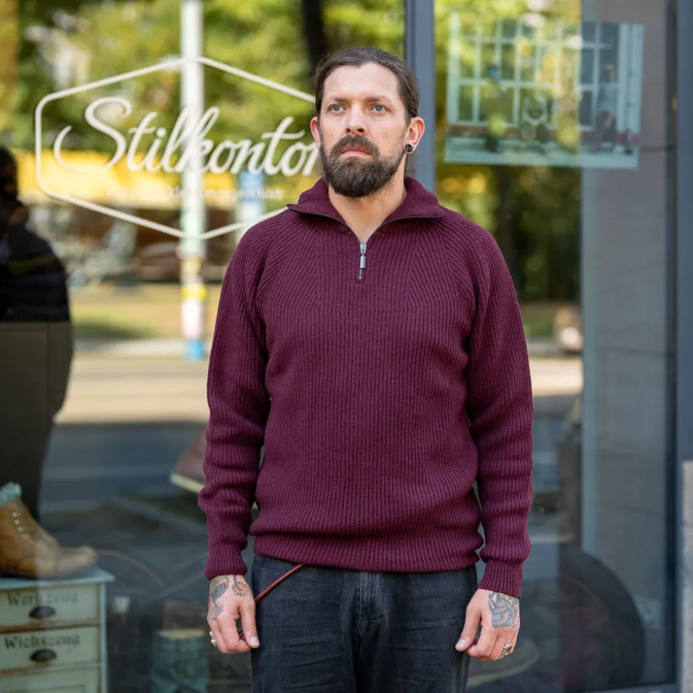 Troyer Merinowolle Bordeaux