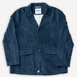 Vincent Casual Blazer Jacket Dusty Navy