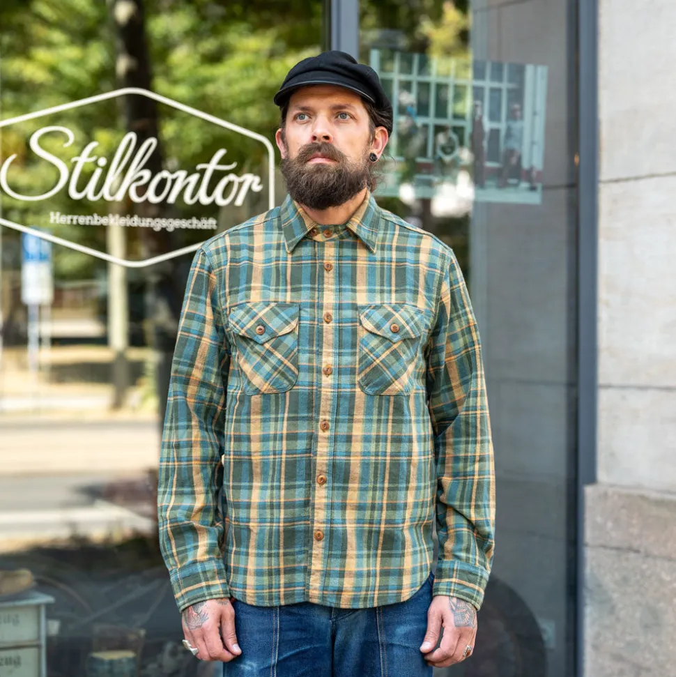 Wells Shirt Plaid Green