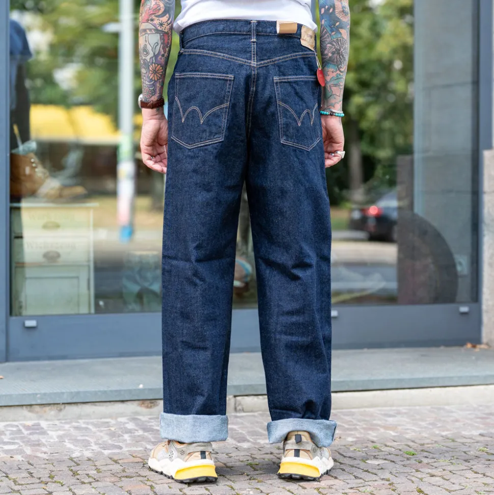 Wide Pant Kurabo Red Selvedge 14oz Blue Rinsed