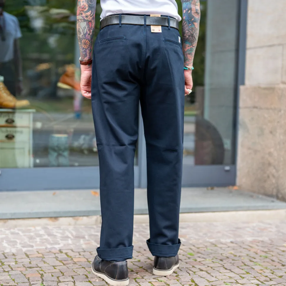Wide Trousers 10oz. Twill Navy